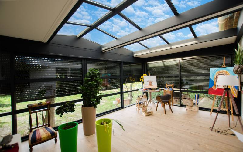 pose de véranda  de grande qualité  en aluminium sur mesure  autour de la commune de Audenge Nord Bassin