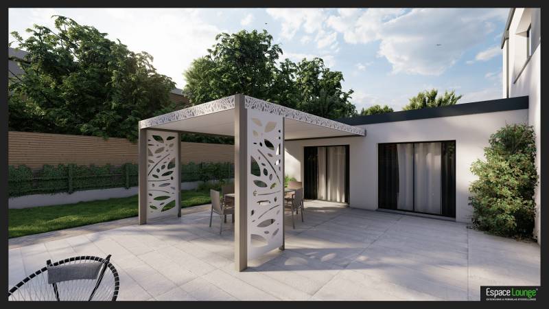 Pergola fixe et rétractable quand on peut profiter des deux à Lège cap Ferret