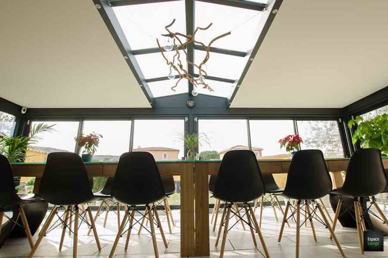 Puit de lumière sur véranda